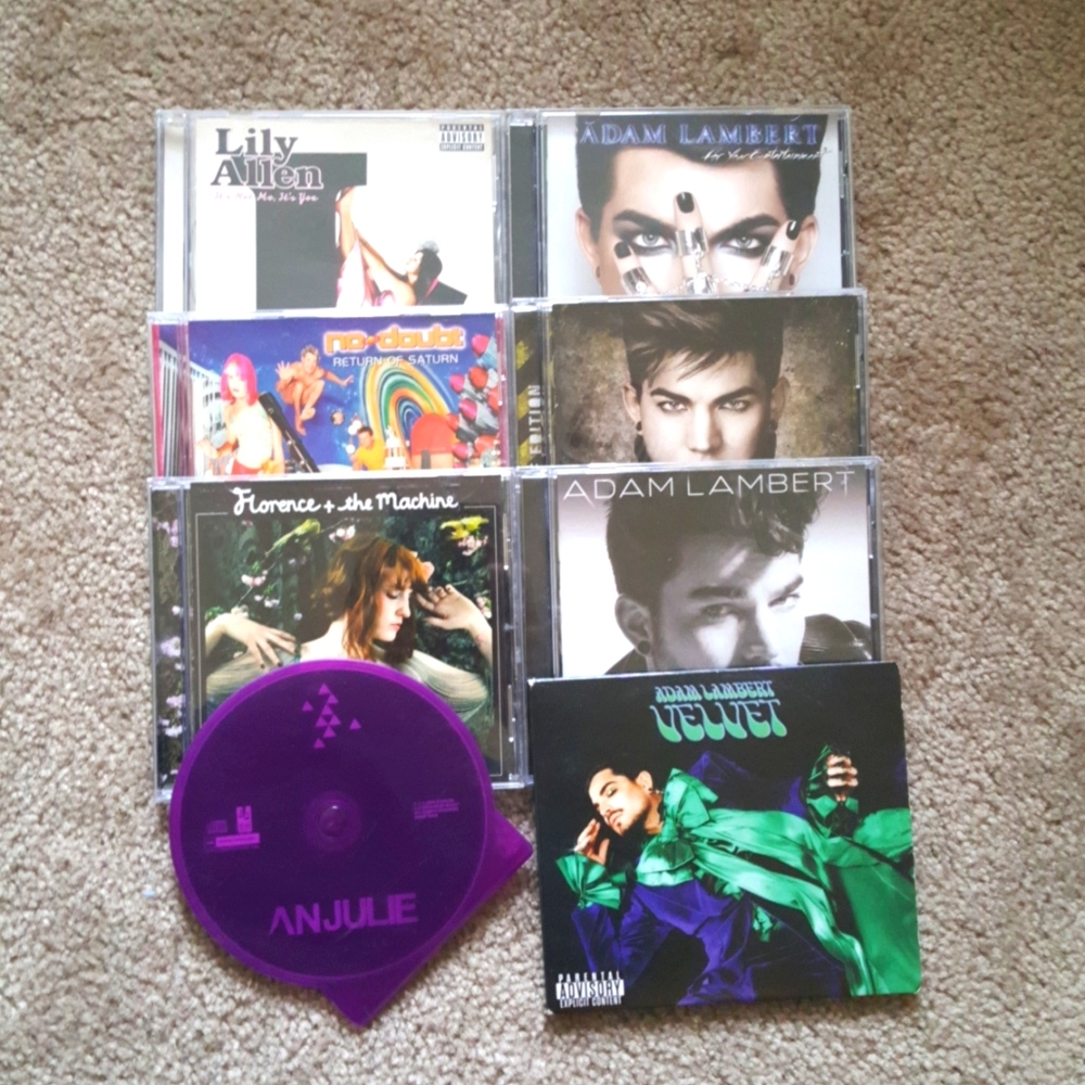 CD GREAT CONDITION lot bundle set Adam Lambert price is FIRM